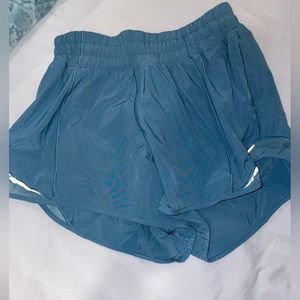 Teal lulu lemon tall shorts